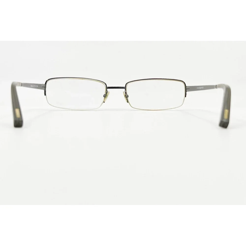 Jhane Barnes Eyeglasses Mens Gunmetal Perpetual Rectangle Frames 55-19-140